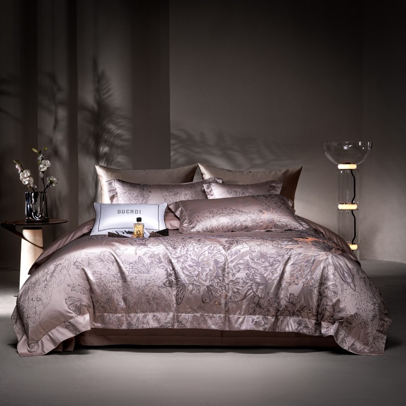 Brown Premium Jacquard Luxury  - Home Textiles Premium recension och pris