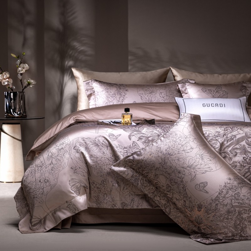 Brown Premium Jacquard Luxury  - Home Textiles Premium recension och pris