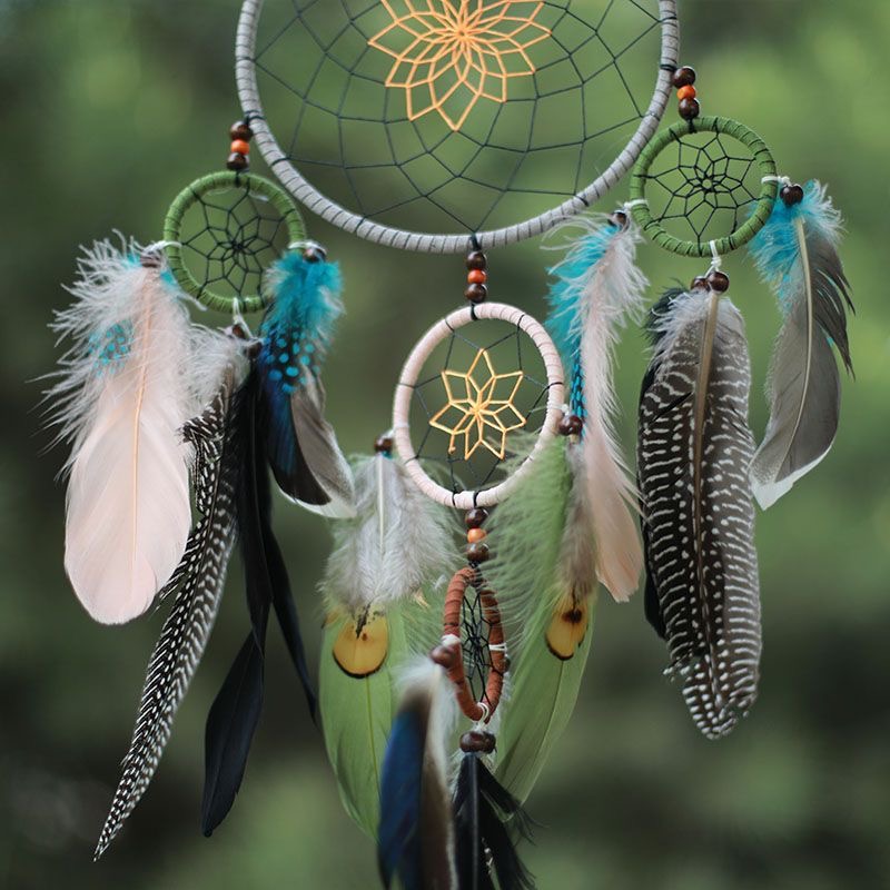 Vintage Multi-Circle Feather D - Home Textiles & Decorations recension och pris