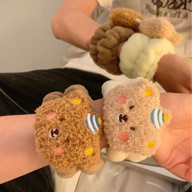 1Pair Cartoon Bear Face Wash H - Home Textiles Face Towel recension och pris