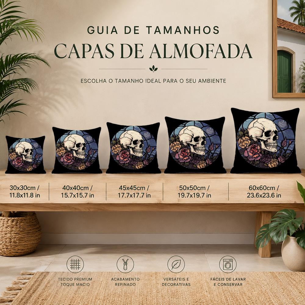 Anime Skull heart print Pillow - Home Textiles Premium recension och pris